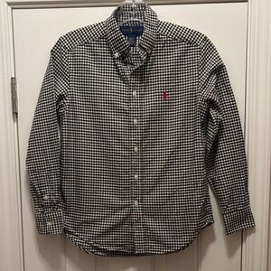 Ralph Lauren Black and White
button down Shirt